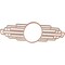 Ekena Millwork Elizabeth Wood Fretwork Pierced Ceiling Medallion, Cherry, 40"W x 20"H x 11"IW x 19"IH x 1/4"T CMWP40X20X0250EBCH - alternate 3